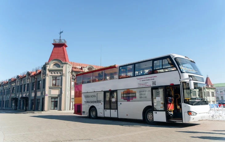 По Уфе — на двухэтажном автобусе