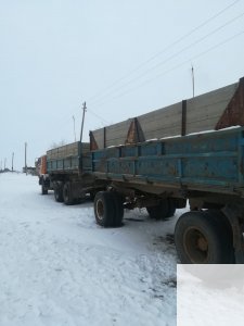 Камаз с прицепом